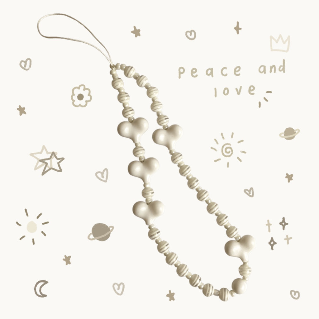 Peace and Love Bead Strap